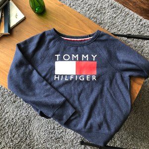 Tommy Hilfiger Cotton Sport Logo Sweatshirt Navy